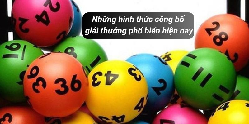 Một số hình thức công bố giải phổ biến hiện nay